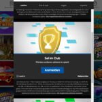 Betway Casino Angebot Schnittstelle